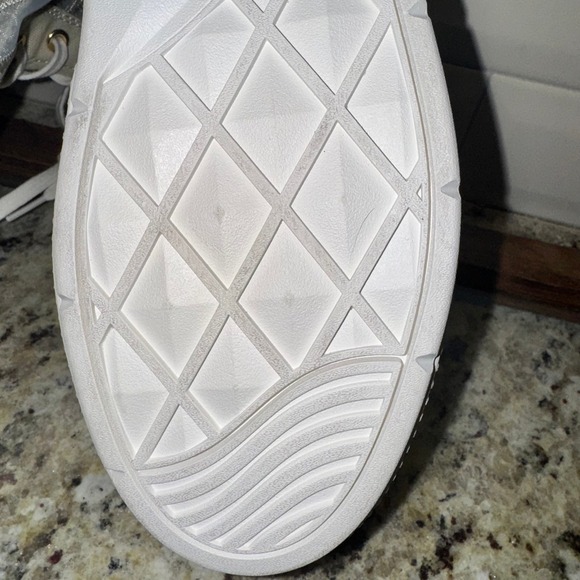 PF Flyers High Top Sneakers NEW | Allston Fashion Mesh | Beige | Womens 7.5 - Picture 16 of 16